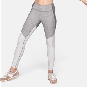 Grey tri color leggings